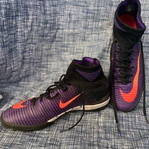 Purple Nike Turf Cleats, Men's size 9